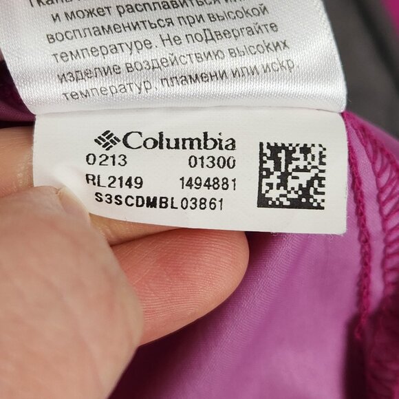 Columbia Jacket Womens Small Pink Switchback II Omni Shield Hooded Windbreaker - Picture 11 of 13
